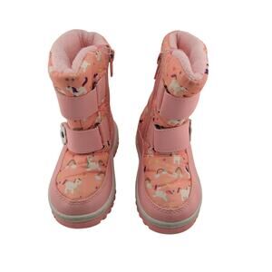 Merence Pink Unicorn Girls Snowboots size 7